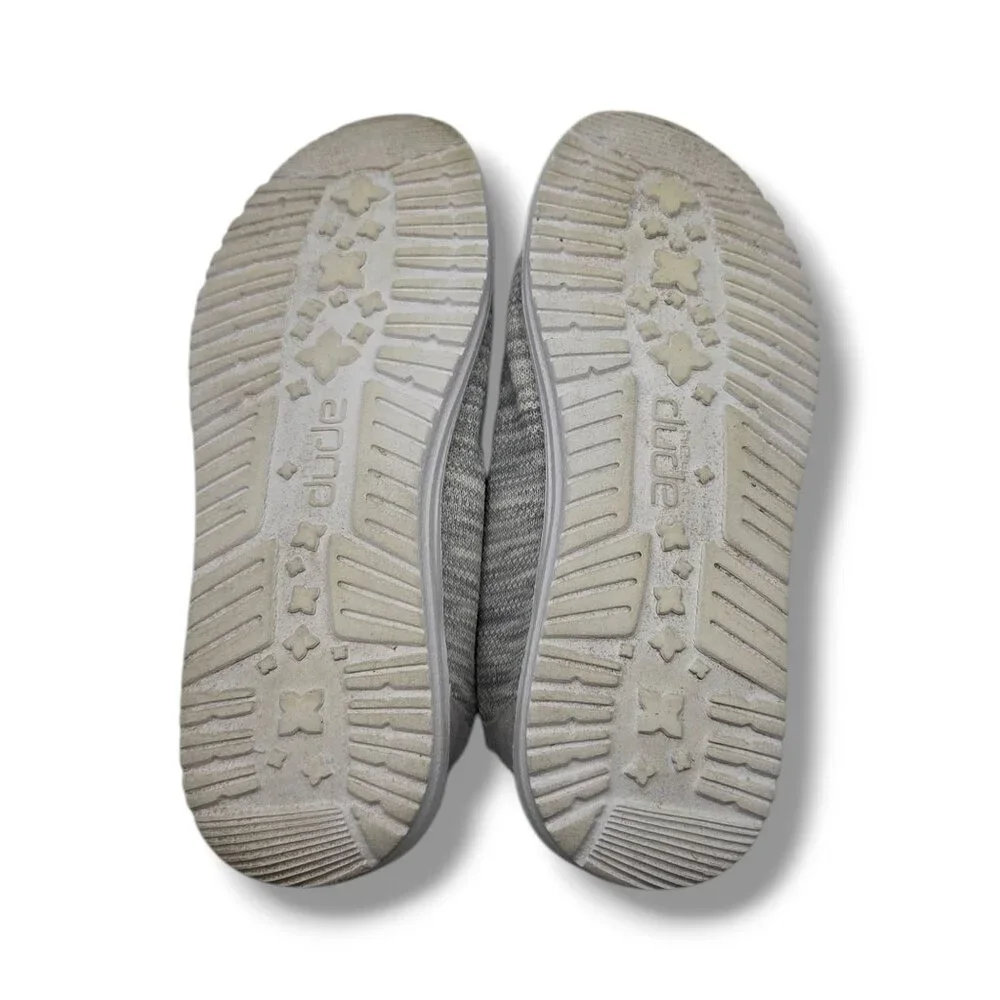 Hey Dude Wendy Sox Shoes‎ Womens 6 Glacier Grey